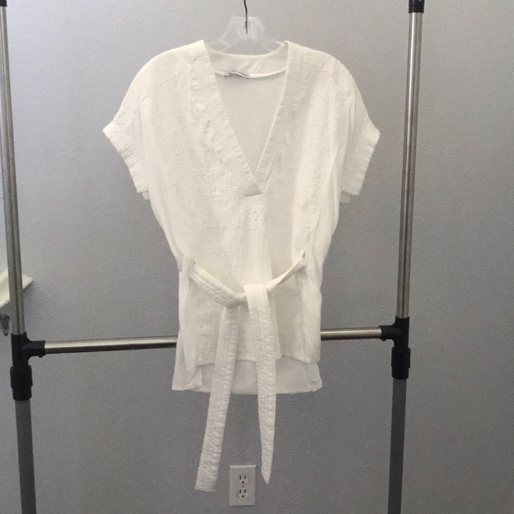 Zara white tunic